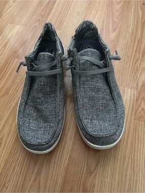 Skechers Men's Slip-On Loafers in Heather Gray